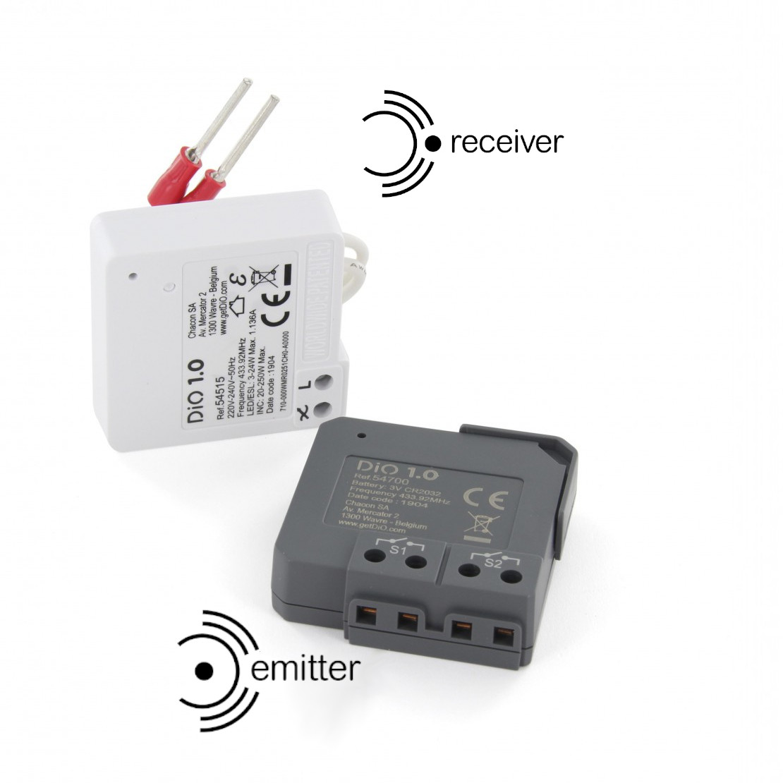 DiO Two-way kit (receiver + transmitter micromodules)