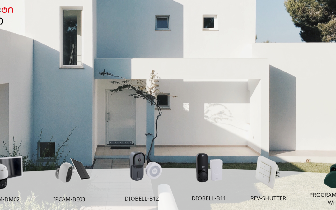 DiO®, des solutions domotiques « outdoor » faciles à installer pour sécuriser votre maison et piloter intelligemment vos appareils extérieurs cet été !
