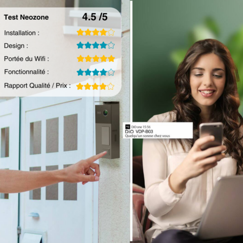 Spina Intelligente DiO Connect - Wi-Fi E Radio 433 MHz, Compatibile Con Alexa E Google Home, Controllo Remoto Luci E Simulazione Presenza