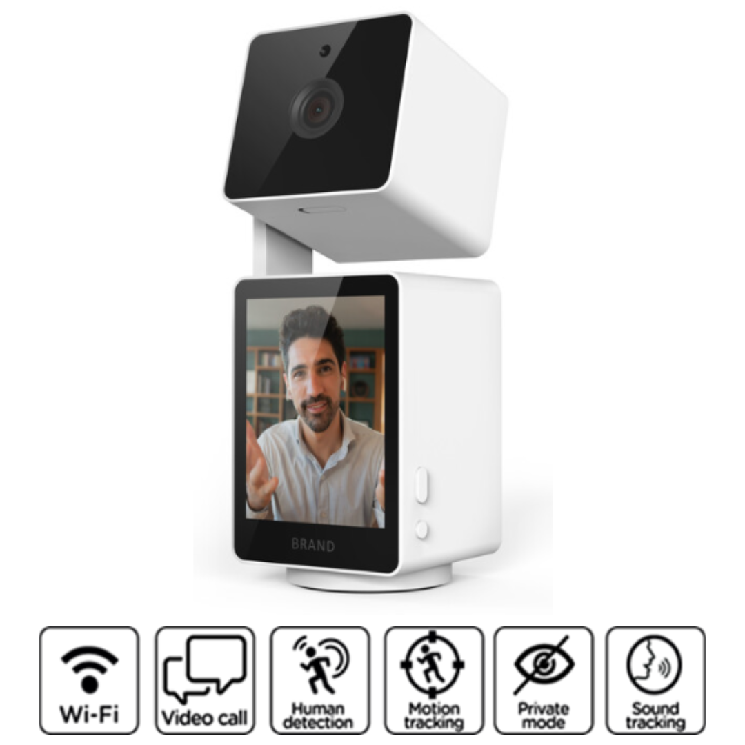Caméra rotative Wi-Fi intérieure
